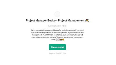 Project Manager Buddy - Accelerate Your Project Management Tasks 