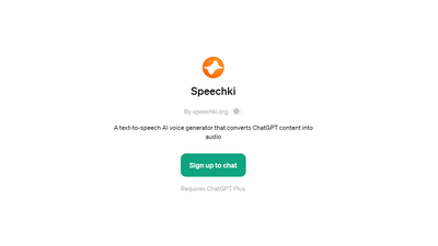  Speechki - Text-to-Speech AI