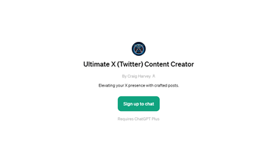 Ultimate X (Twitter) Content Creator - Elevate Your X Posts